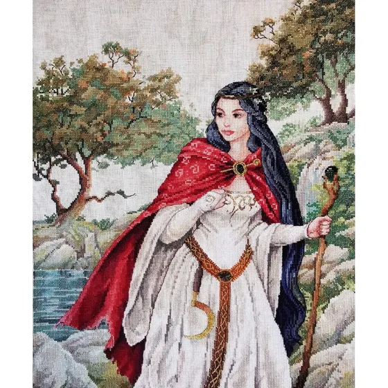 Nimue Papel Punto Cruz Contado Viviane Dama Lago 176g