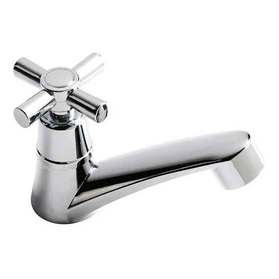 Llave Grifo Lavamano Cromado Pomo Estrella Individual Baño