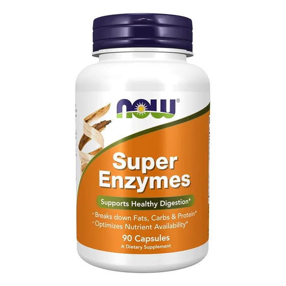 Super Enzimas Digestivas 90 Capsulas Now