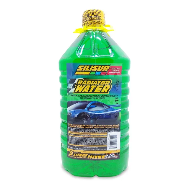 Agua Para Radiador Silisur 5 Litros