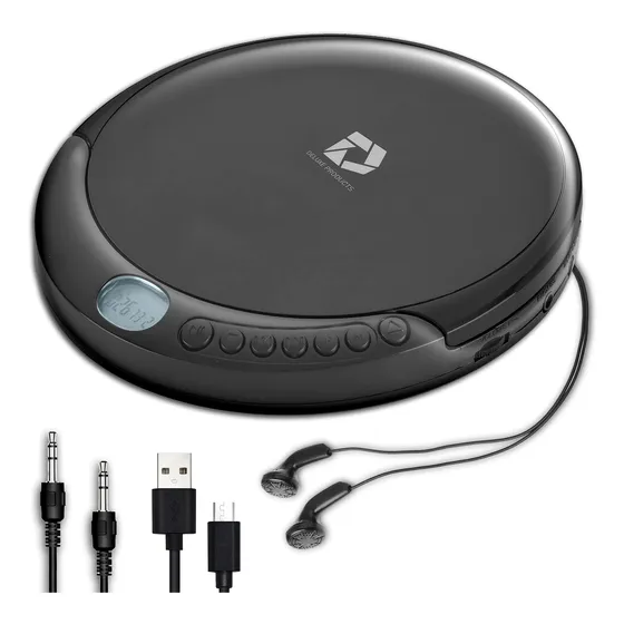 Leitor De Cd Portátil Da Deluxe Products Com Antiderrapante
