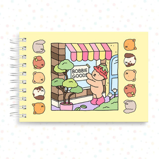 Livro De Colorir Bobbie Goods Capa Dura 50 PĂĄginas Desenhos Livro De Colorir Bobbie Goods Capa Dura 50 PĂĄginas Desenhos