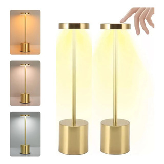2pcs Lámpara De Mesa Recargable Portátil Lámpara Inalámbrica 2pcs Lámpara De Mesa Recargable Portátil Lámpara Inalámbrica