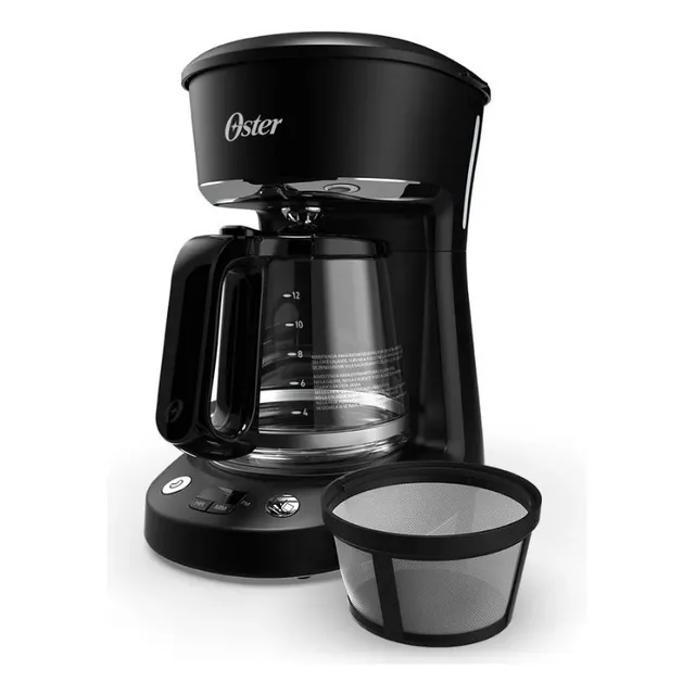 Cafetera Oster 12 Tazas Programable Pantalla Led