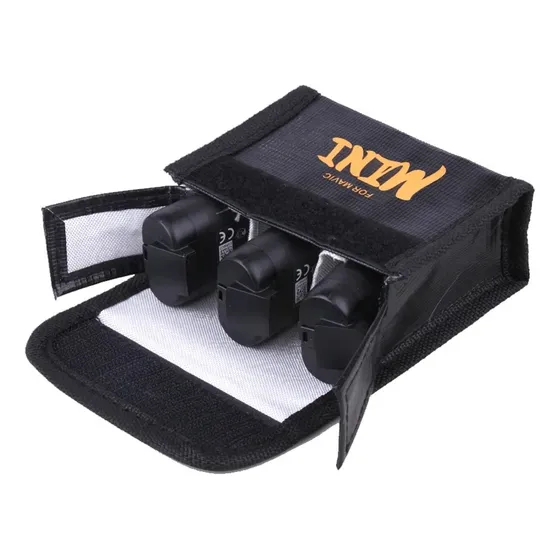 Bolsa Ignífuga Bolsa Seguridad Drone Dji Mini, Mini 2 Y Se