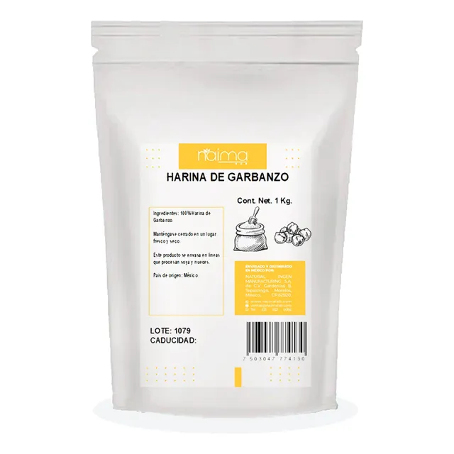 Harina De Garbanzo 1 Kg Sin Gluten