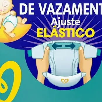 Fralda Pampers Confort Sec Tamanho G, 60 Unidades