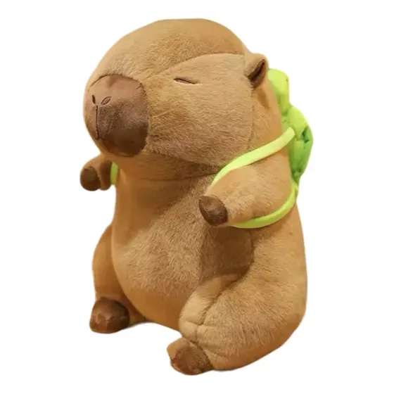 Peluche Carpincho Capibara Importado 33cm Hermoso Capibara