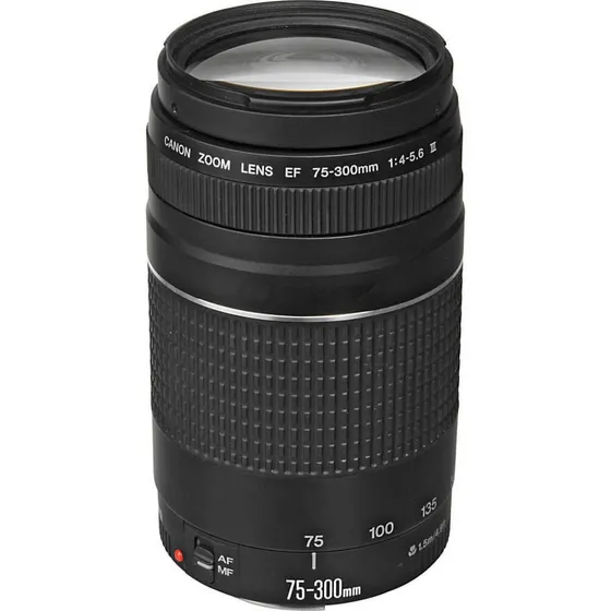 Lente Canon Ef 75-300mm F/4-5.6 Iii Preto