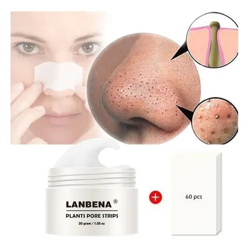 Máscara faciai para pele Lanbena Cravos Lanbena Removedor de Cravos 30g