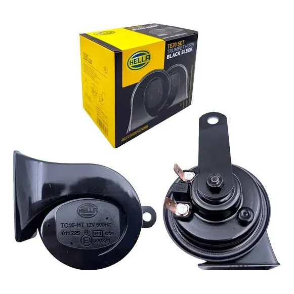 Claxon Hella Modelo Caracol Doble De Alta Potencia.