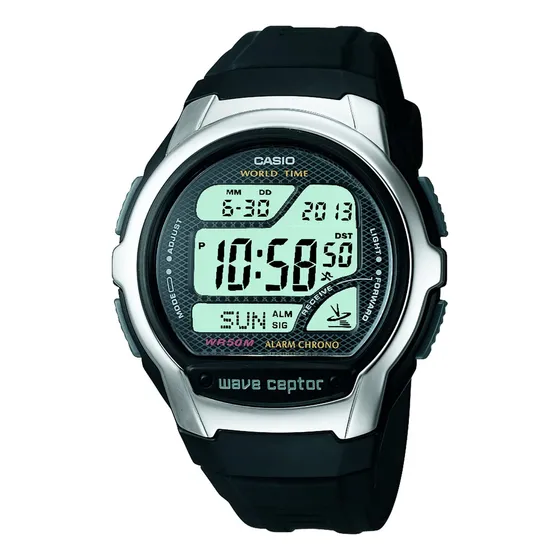 Reloj Casio Wv58a-1avcr Waveceptor Atomic Digital Para Hombr