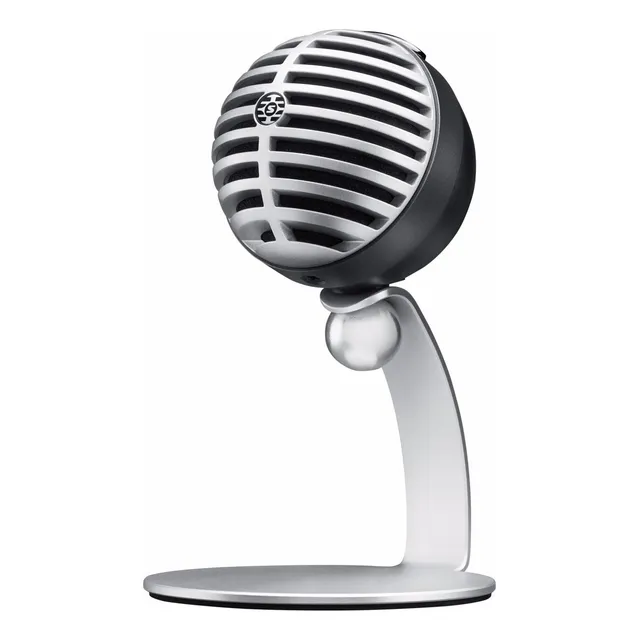 Micrófono Condensador Shure Mv5 Digital Compatible A Móviles Color Gris