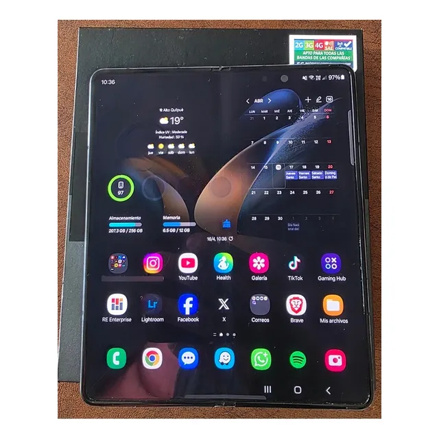 Samsung Galaxy Z Fold 4 5g 256gb Phanton Black Color Negro