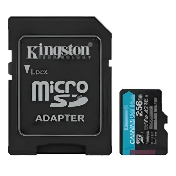 Kingston Tarjeta Microsd Canvas Go 256gb - Almacenamiento Rá