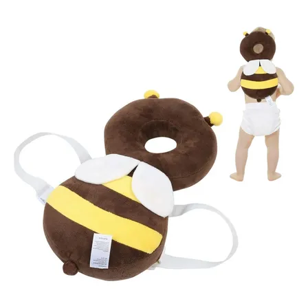 Mochila Protectora Cabeza Bebes Cojin Antigolpes Abejita