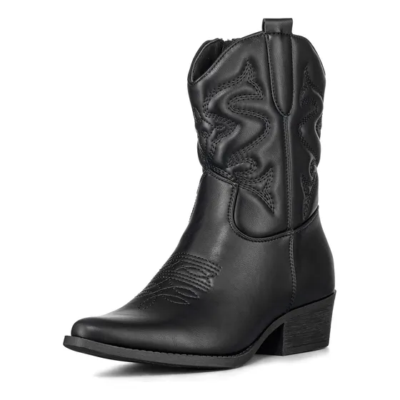 Botas Mujer Estilo Vintage Punk Vaquero Mujer Único Weide