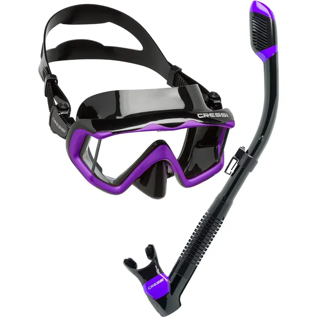 Cressi Mascara Panoramica Vision Amplia Kit Esnorquel |