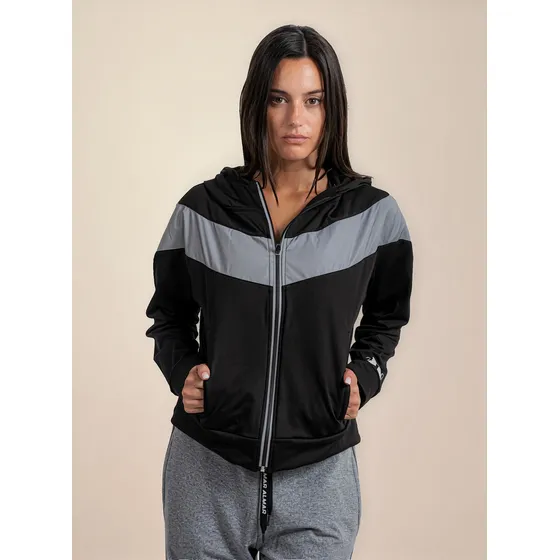 Campera Almarsport Con Capucha Malak Frizada Mujer