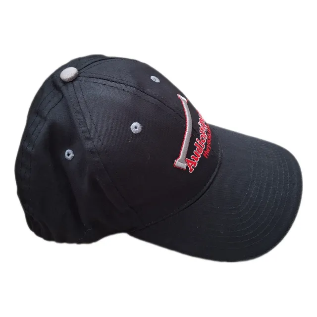 Gorra Color Negro Audiopipe Hwy836,u.s.a. Con Suave Elastica