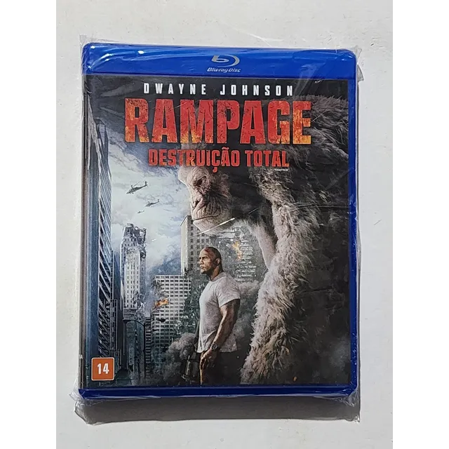 Blu-ray Rampage Destruição Total Original Lacrado