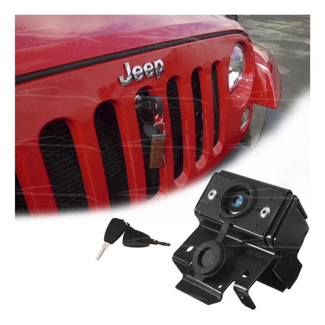 Candado Cofre Jeep Wrangler Jk Frontal Parrilla 07-18