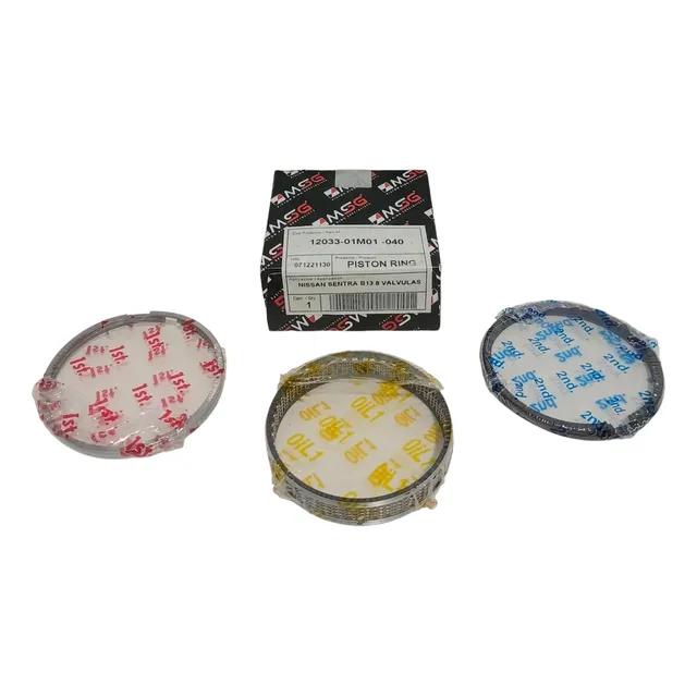 Anillos Nissan Sentra B13 *8v* Medida 040-1.00 Marca Msg