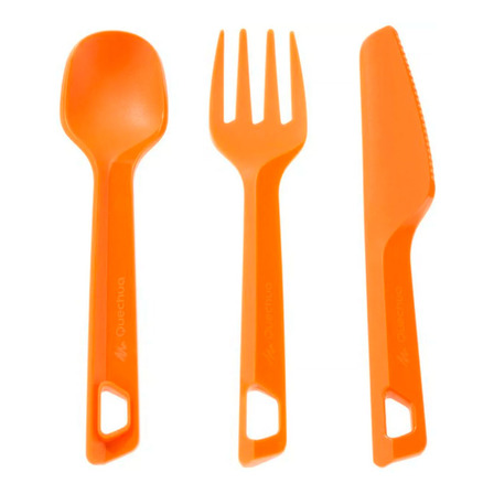 Kit Utensílios Mesa Camping Quechua 3 Peças Kit Utensílios Mesa Camping Quechua 3 Peças