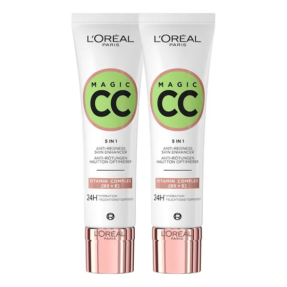 Pack 2 Crema Anti-redness Green Cc C'est Magic Loreal Paris