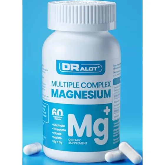 Suplemento Cuádruple De Magnesio, 400 Mg De Quelato