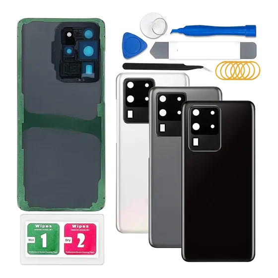 Tapa Trasera Para Samsung S20 Ultra Con Cristal Cámara