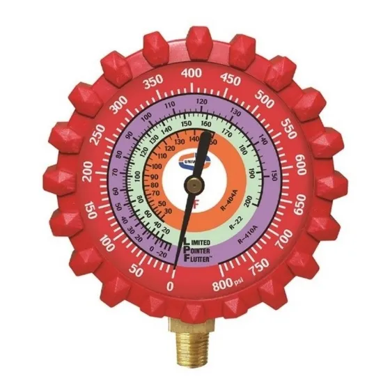 Reloj Para Manómetro De Alta Uniweld R410, R404 Y R22
