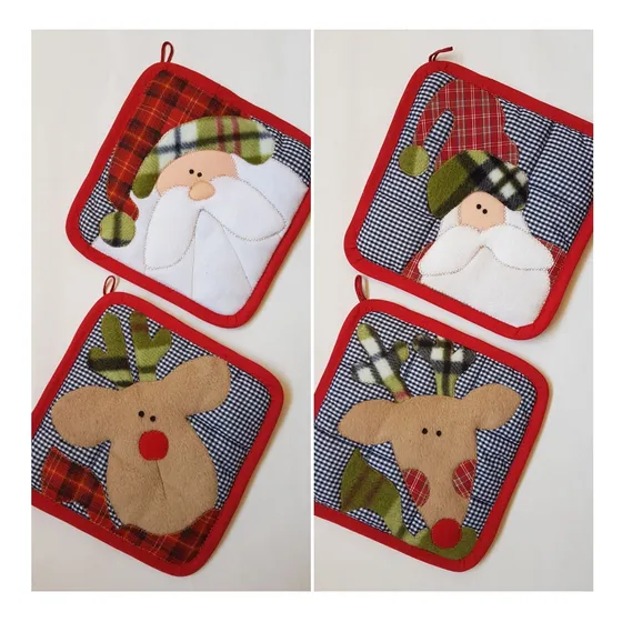 Agarraderos De Ollas Navideños