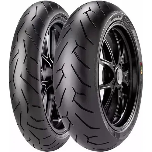 Kit Cubiertas Pirelli Diablo rosso 2 120 70 17 + 180 55 17 C