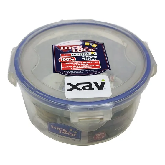 Envase Hermetico Redondo 600ml Lock&lock D. 3941 Xavi