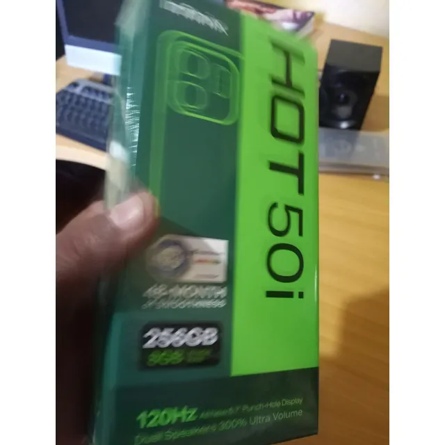 Infinitix Hot 50i 256gb, 8gb De Ram Verde Nuevo Caja
