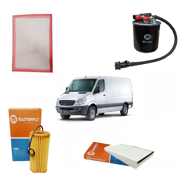 Kit 4 Filtros Mercedes Benz Sprinter 415 515 Cdi