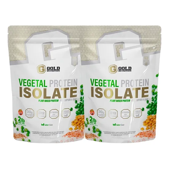 Vegetal Proteina Vegana 100% 2lb Gold Nutrition X2. Outlet