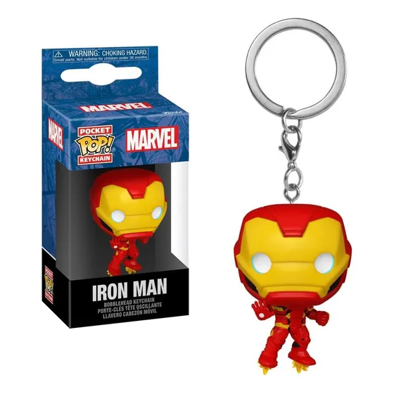 Funko Pop Llavero Marvel Clasicos - Iron Man