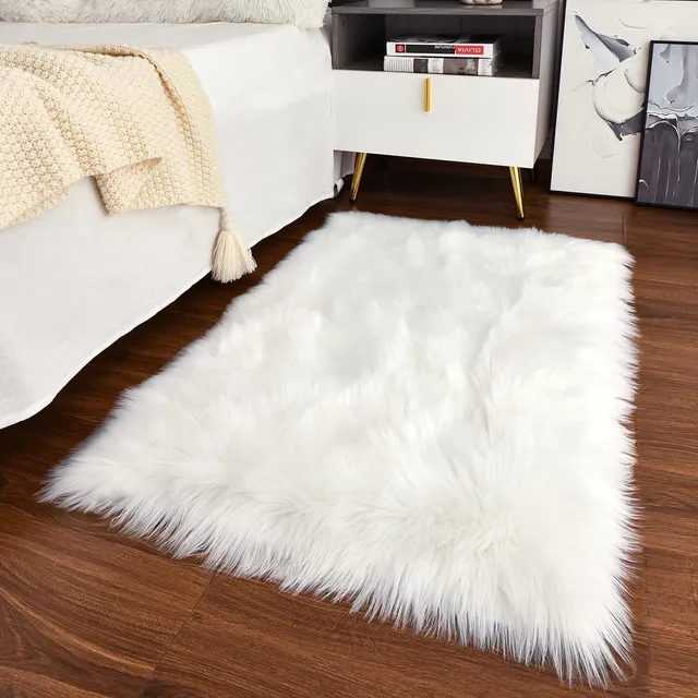 Guucha Alfombra Suavey Moderna Oveja Sintetica 2 3 Pie