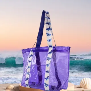 Bolsos playeros transparentes hotsell