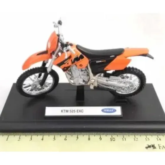 Ktm 525 Exc,/ Escala 1:18/ 12cms Largo/ Moto Enduro