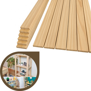 Kit 6 Sarrafos De Madeira Pinus Aparelhado 1x4,5 C/ 60cm Kit 6 Sarrafos De Madeira Pinus Aparelhado 1x4,5 C/ 60cm