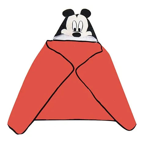 Bata Toalla Para Niños De Mickey Y Minnie Con Capucha