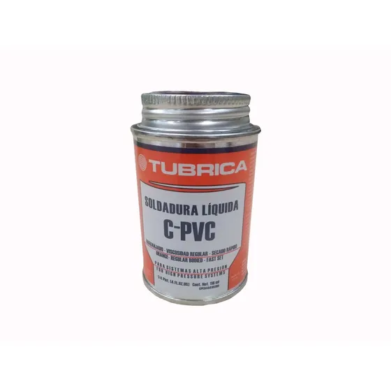 Pega Soldadura Cemento Liquida Cpvc 1/32 Gal Tubrica