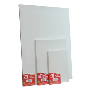 Tela De Pintura 20x30 Pacote Com 6 Unidades Super Tela