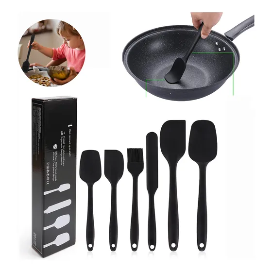 Utensilios Cocina Silicona Espátula Repostería Antiadherente