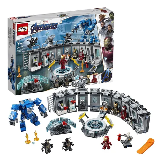 Lego Marvel Avengers Iron Man Hall Of Armor Set N°76125