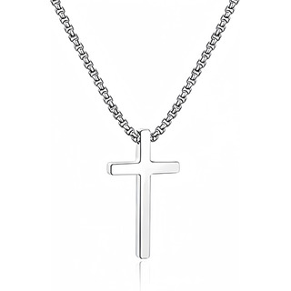 Collar Cruz Cadenas Acero Inoxidable Dijes Joyeria Hombre Collar Cruz Cadenas Acero Inoxidable Dijes Joyeria Hombre