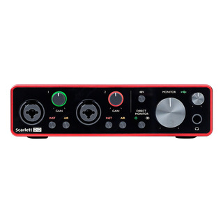 Interfaz De Audio Focusrite Scarlett 2i2 Roja 3.ª Gen Interfaz De Audio Focusrite Scarlett 2i2 Roja 3.ª Gen